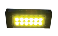 Цветной прожекторный светильник "ШЕВРОН" - SVT-Str P-S-30-30x120-Amber-36VDC