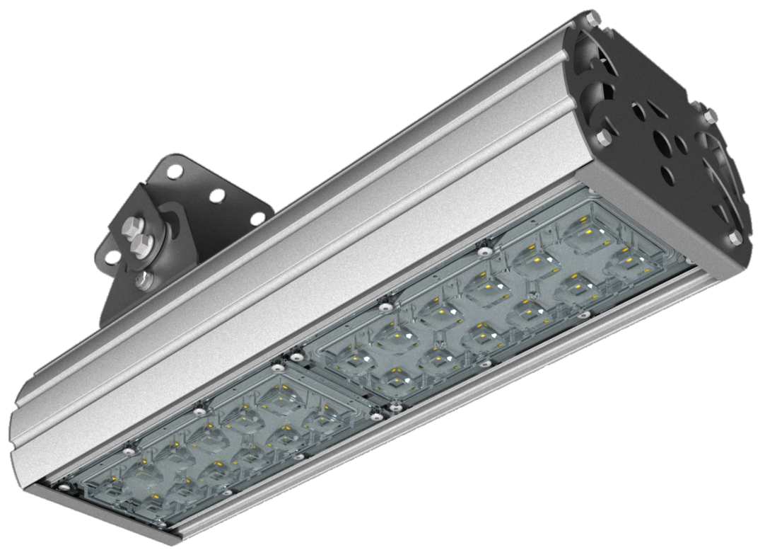 Прожектор "UMK" с овальным лучом NEWLED.UMK-MW.80.30x120.5K.IP67