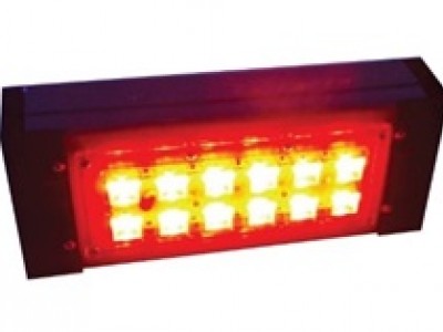 Цветной прожекторный светильник "ШЕВРОН" - SVT-Str P-S-20-27-Red-12VDC
