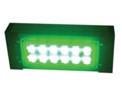 Цветной прожекторный светильник "ШЕВРОН" - SVT-Str P-S-30-27-Green-24VDC